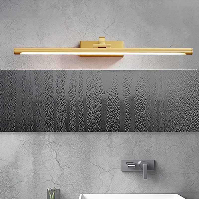 American Style Brass Vanity Light Strip 1 Light LED Mirror Light pour la salle de bain