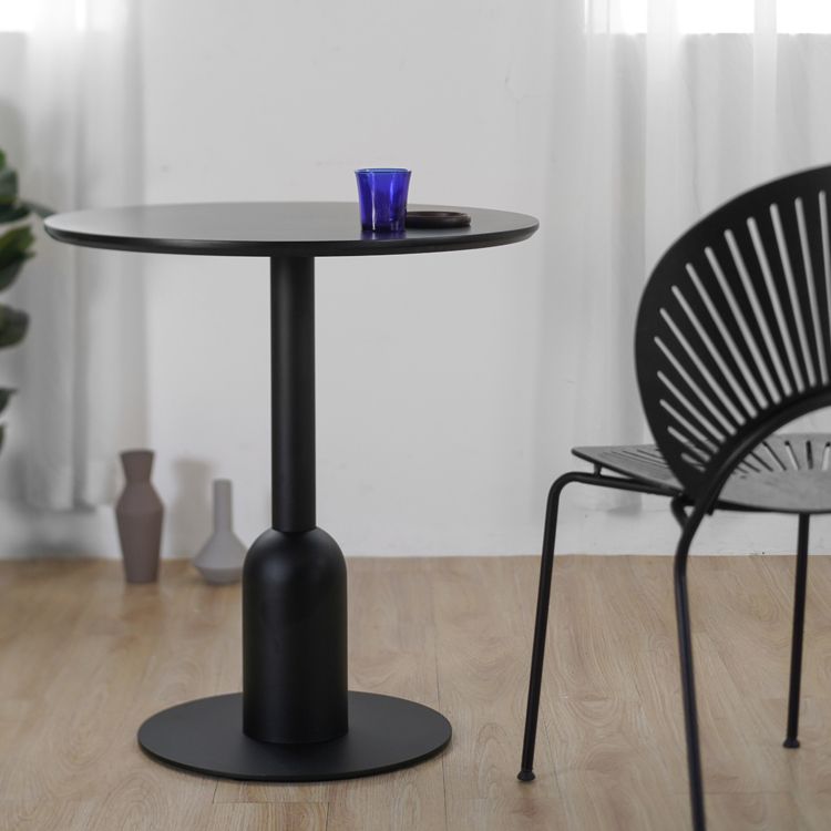 Metal Contemporary Dining Table Concrete Top Table for Dining Room