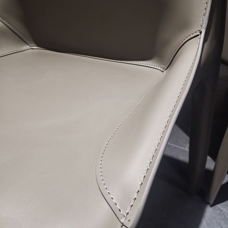 Faux Leather Kitchen Dining Chair Contemporary Upholstered Dining Chair