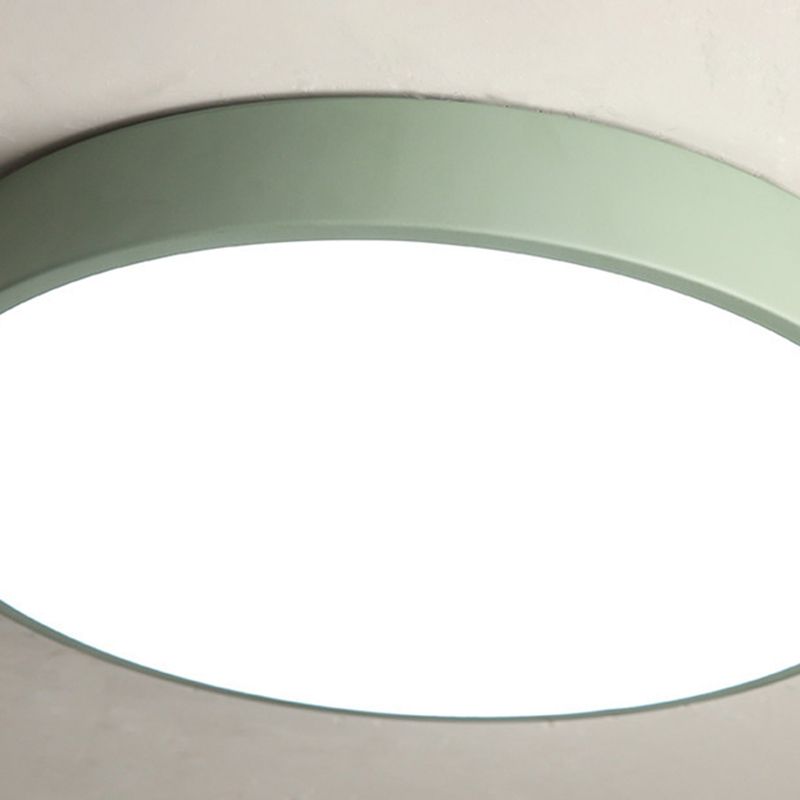 Modern Style Circle Shape Ceiling Light Metal 1 Light Ceiling Lighting for Restaurant