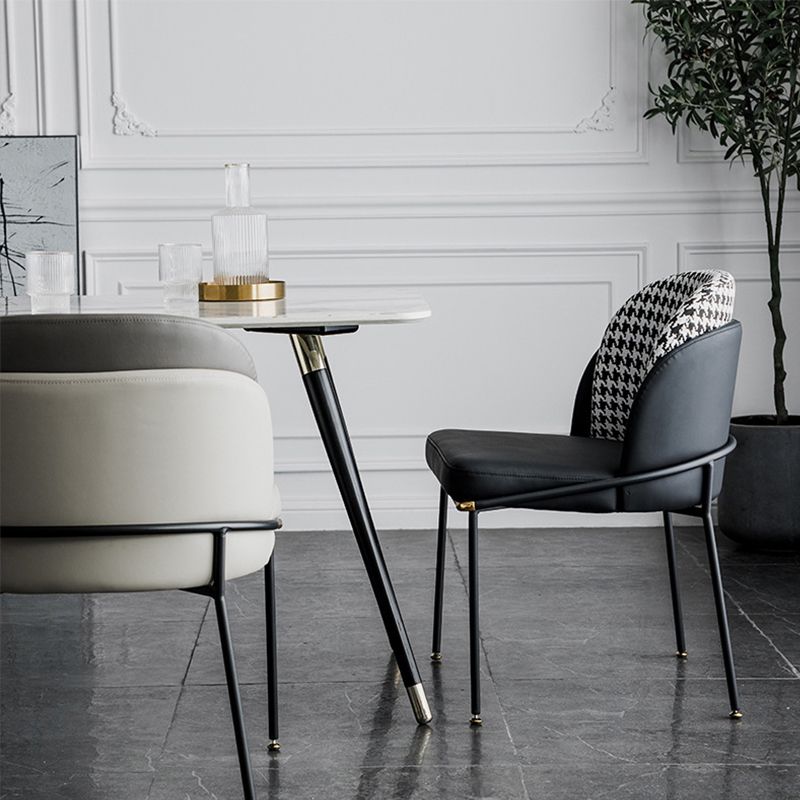 20.08" Wide Industrial Style Single Sofa Chair Pillow Back Armless Chair