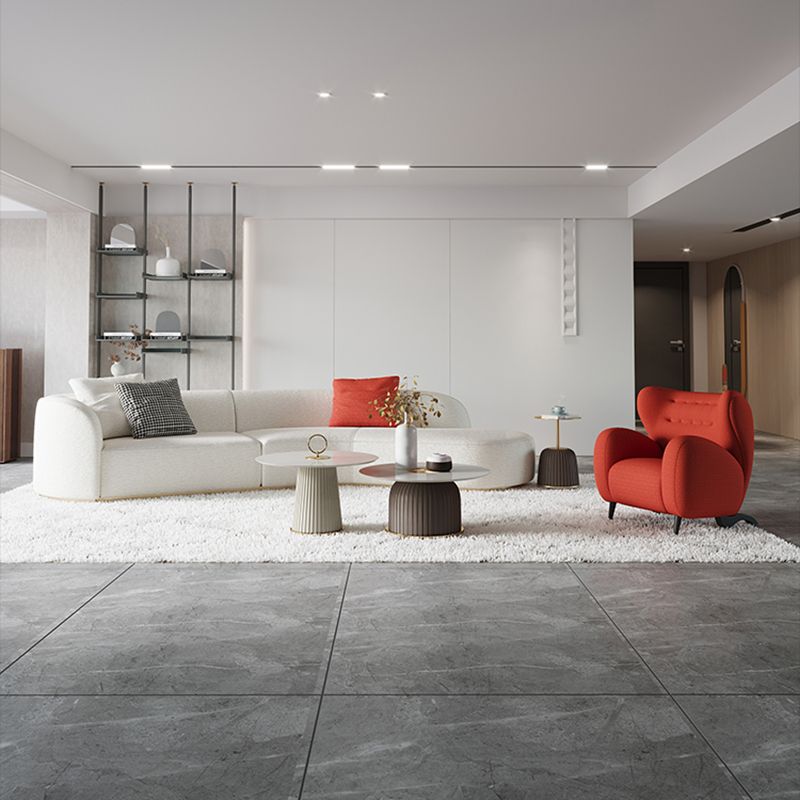 Divano posteriore a miscela in poliestere ultramoderna 27,56 "di divano ad alto smoking