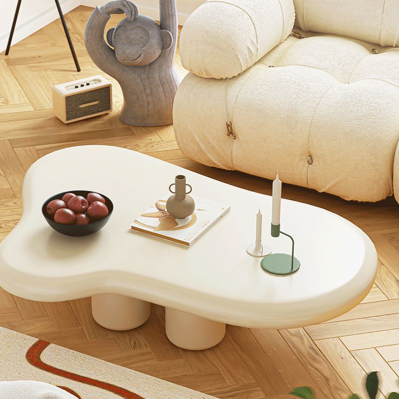 Modern No Distressing End Table Naturally Shaped Side Table for Living Room