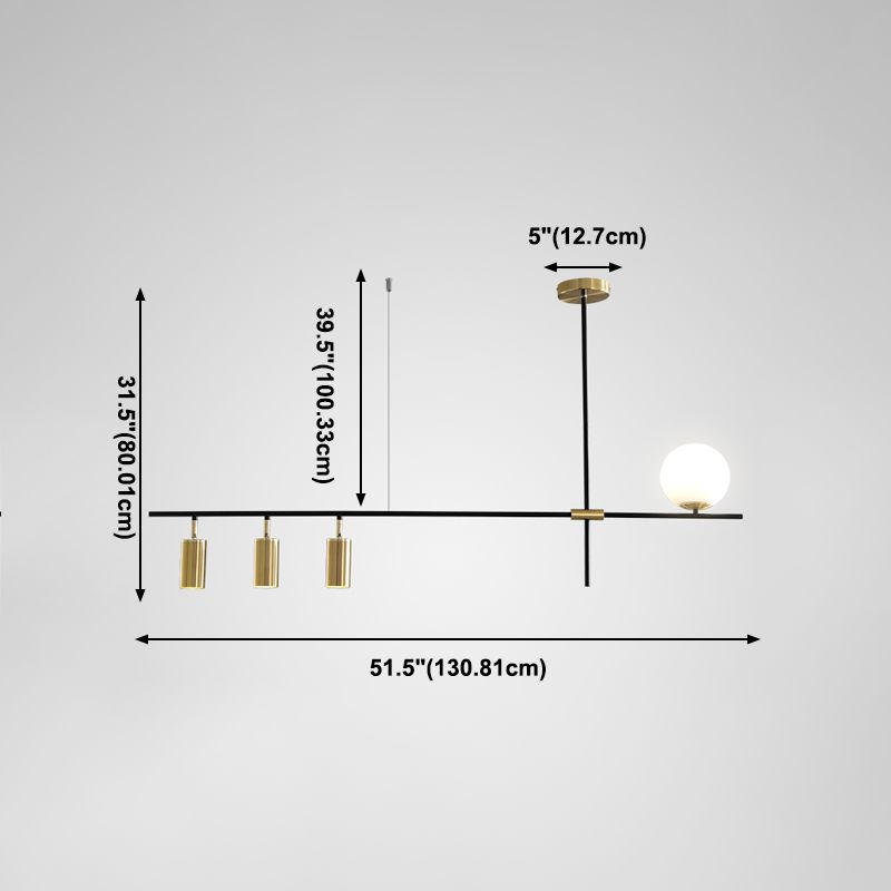 Modern Style Cylinder Hanging Pendant Lights Metal Ceiling Pendant Lights