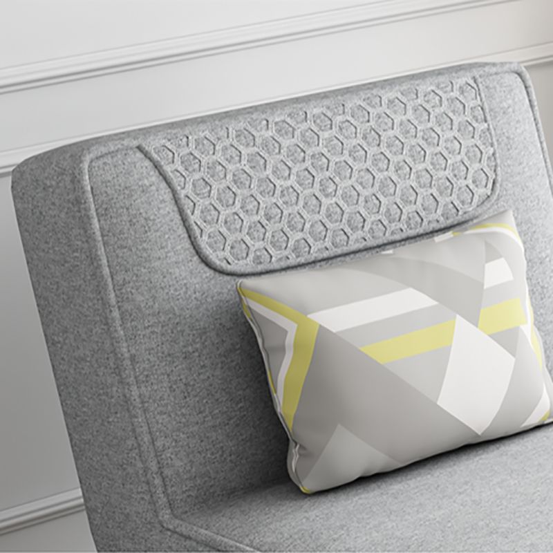Living Room Armless Chaise Lounge Modern Chaise Lounge with Linen Upholster