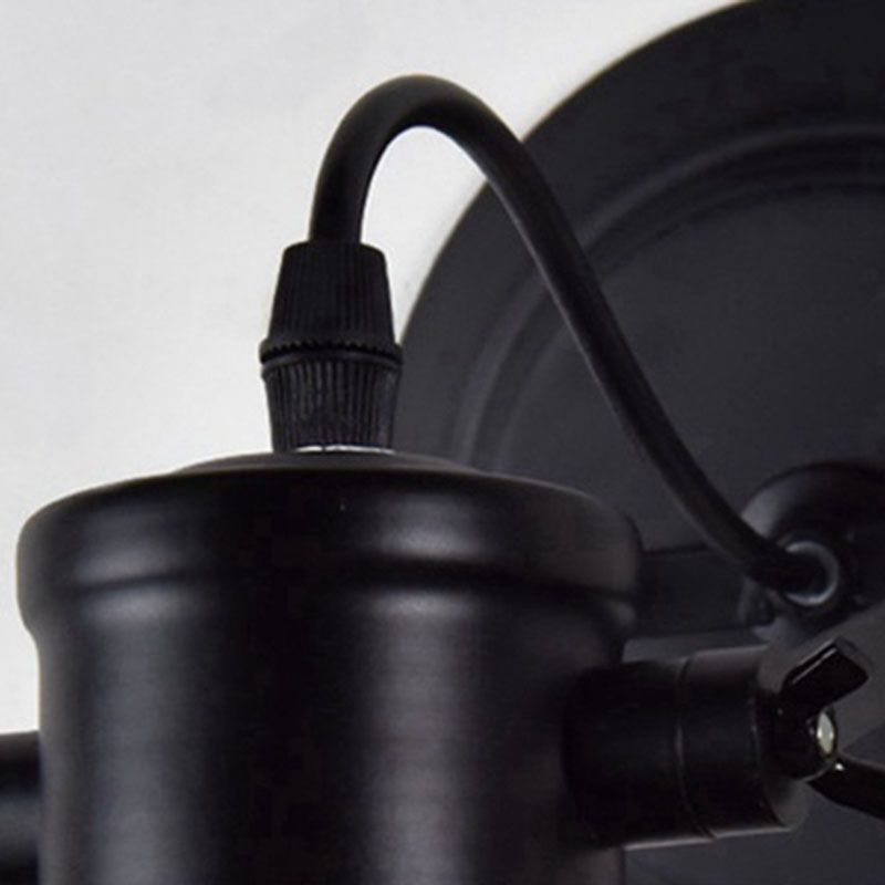 Industrial Style Wall Light Fixture Metallic Shade Light Sconce Light Fixture