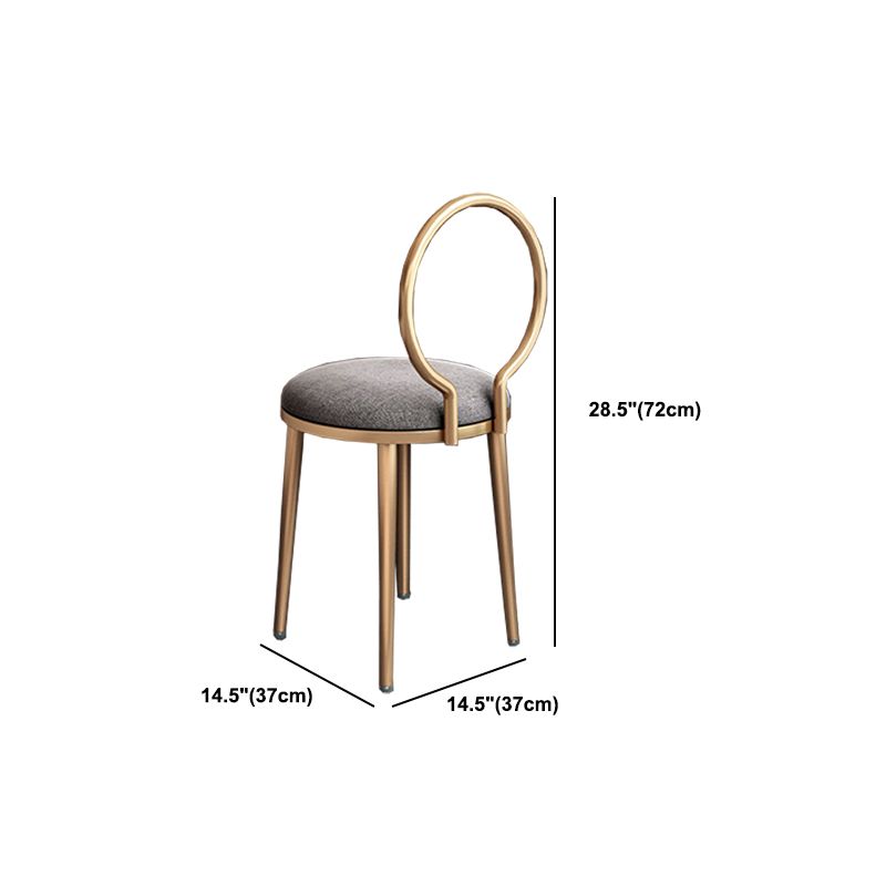 15.74" W x 53.14" H Makeup Dressing Table Stool Set With Drawers for Bathroom