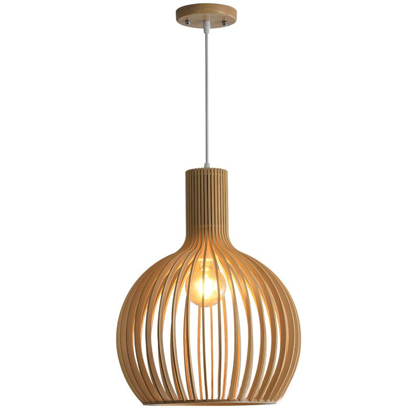 1 plafonnier léger des plafonniers créatifs moderne en bois pour le magasin de vêtements