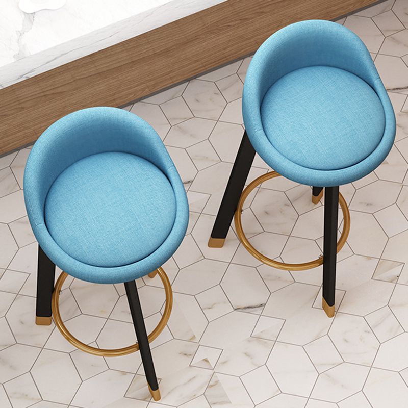 Sgabelli da bar per interni da 32,5 "in tessuto