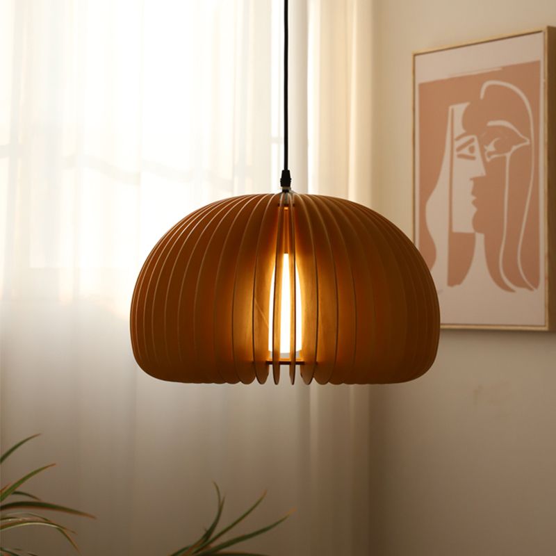 Lumo a sospensione a sospensione a 1 luce Modern Stile moderno a forma di zucca lampada sospesa