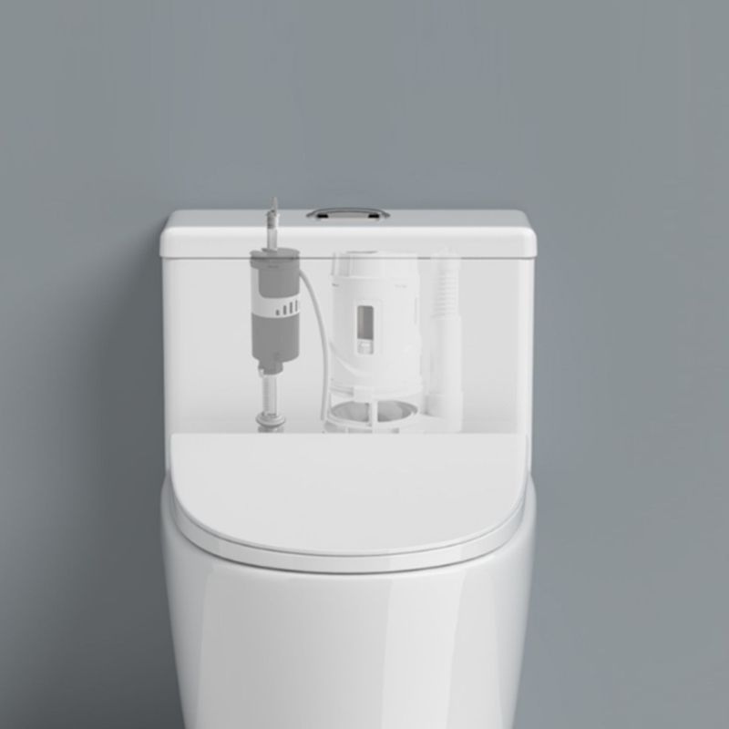 Modern Floor Mount Toilet Slow Close Seat Included Toilet Bowl for Washroom