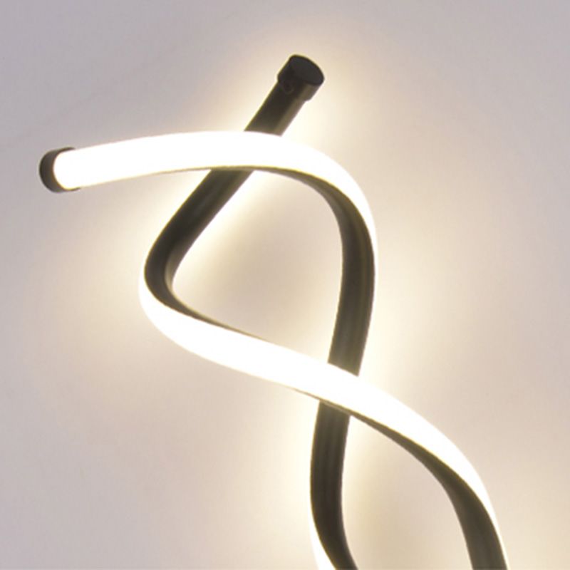 Metal Twist Sconce Light Fixture Modern Style LED Wall Mount Light Fixture for Bedroom