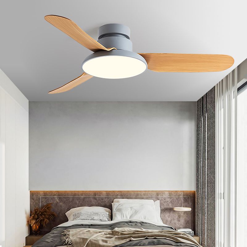 Unique Shape Metal Ceiling Fan Lighting Kids Style Single Light Ceiling Fan Lamp