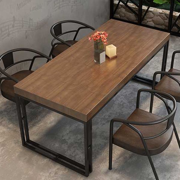 Industrial 1/4/5/7 Pieces Dinette Set Solid Wood Dining Table Set
