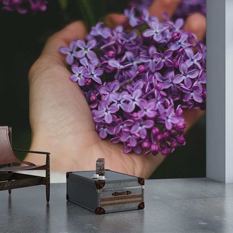 Stain Resistant Decorative Murals Flower Room Wall Murals Wallpaper