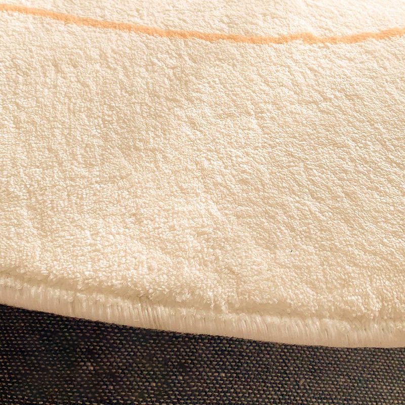 Stylish Novelty Shape Rug Modern Rug Polyester Non-Slip Backing Carpet for Home Decor