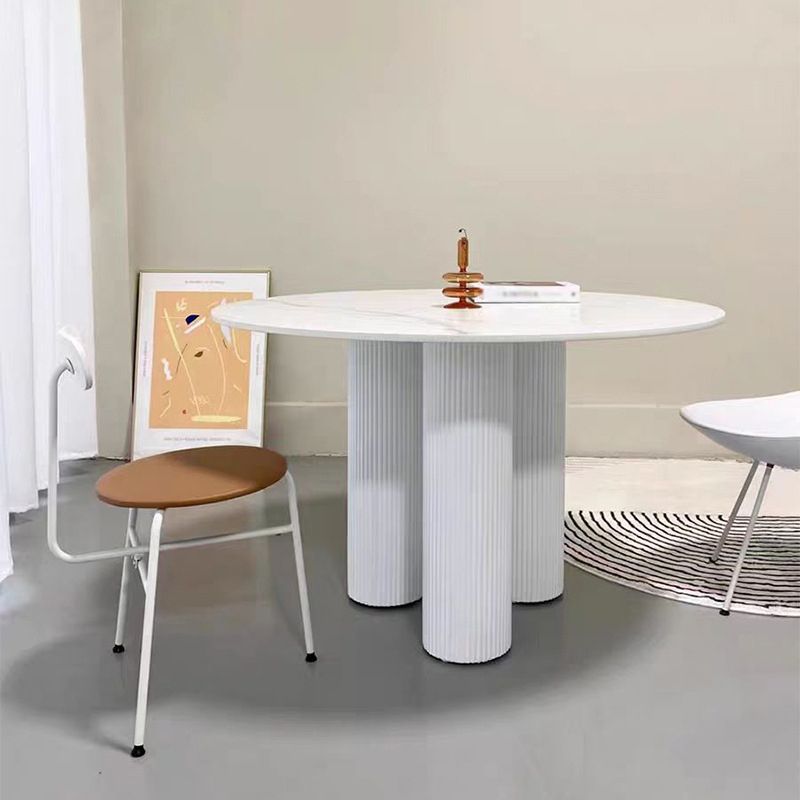Living Room Contemporary Dining Table Round Dining Table with Pedestal Base