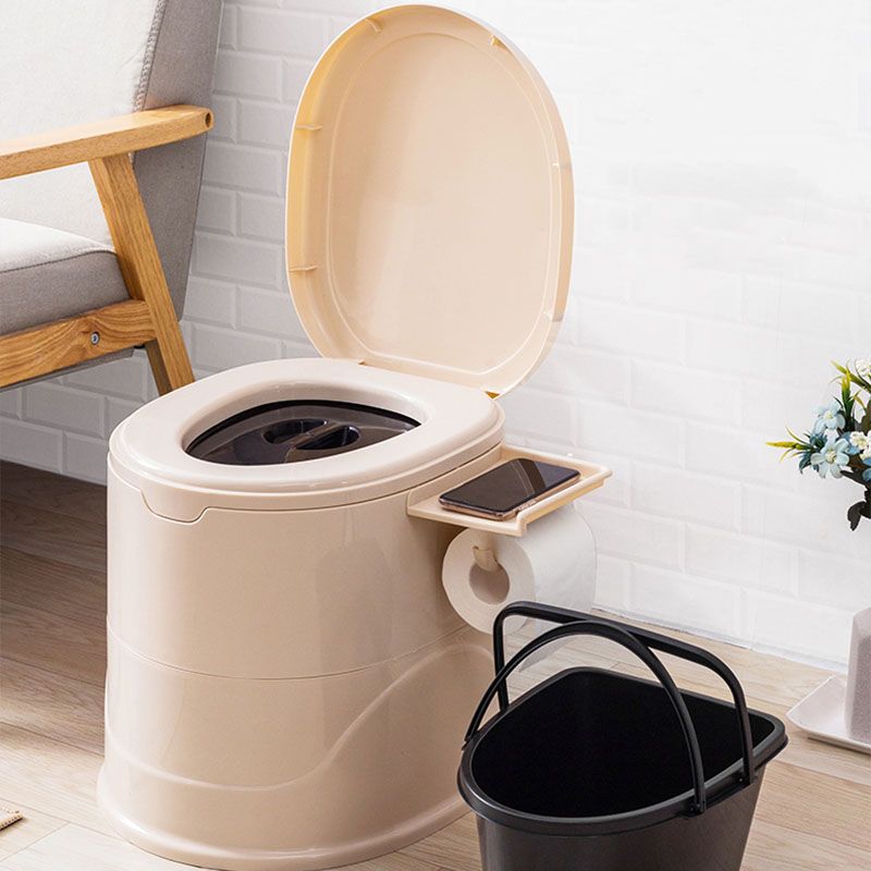 Contemporary Floor Mounted Toilet Plastic Toilet Bowl for Bathroom