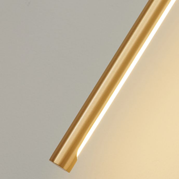 Cylinder Shape Pendants Lights Style Contemporary Metal Lampes suspendues en métal