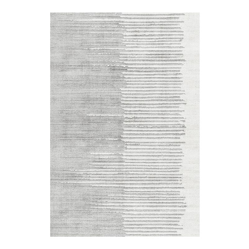 Grijs modern tapijt geometrisch patroon polyester gebied tapijt niet-slip achterste tapijt voor woonkamer