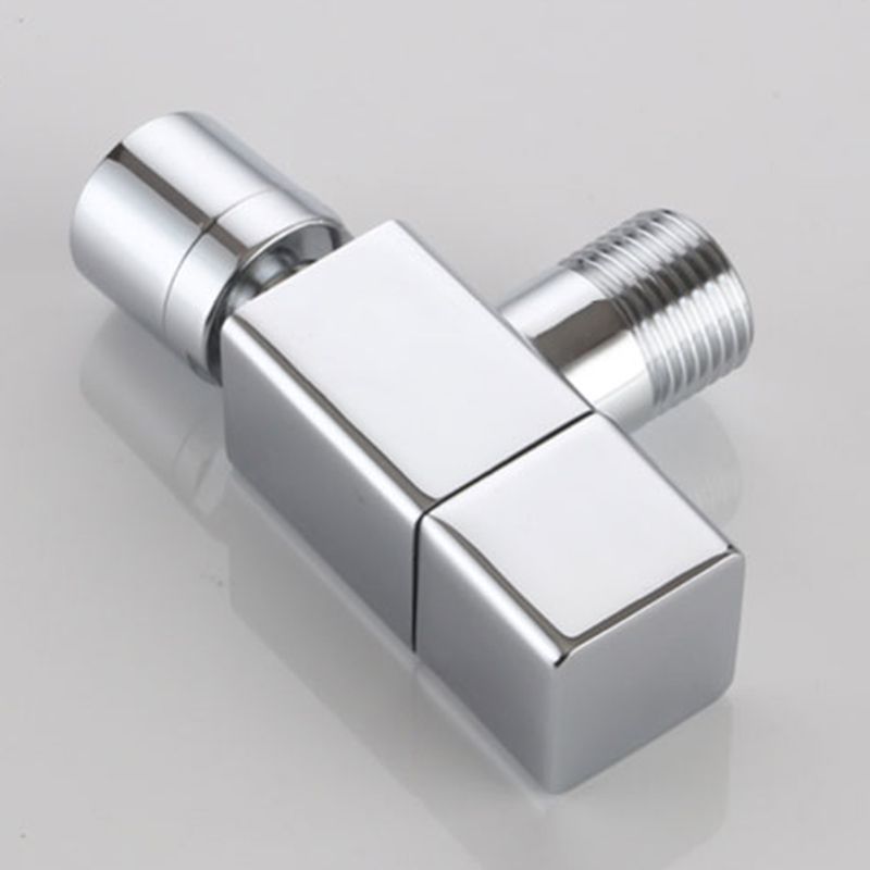 Contemporary Wall Mounted Bathroom Faucet Knob Handle Brass Faucet