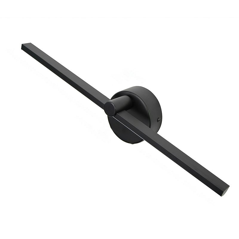 Linear Shape Vanity Lamp Modern Style Metal 1 Light Bath Light for Bathroom