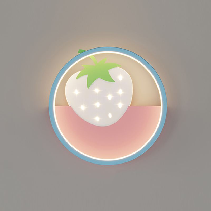 Modern Style Geometric Wall Mounted Light Metal 1 Light Wall Mount Light Fixture