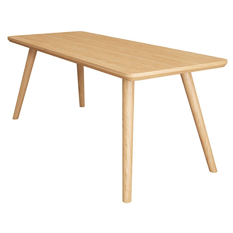 Contemporary Solid Wood Dining Table Natural Dining Table for Dining Room
