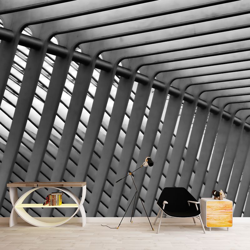 Photography Construction Mural Wallpaper Decorative Mildew Resistant Wall Decor