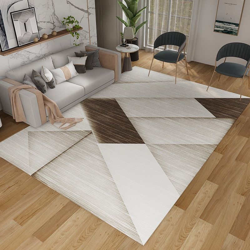 Casual grafisch patroon tapijt polyester polyester binnen tapijt niet-slip ruggebied tapijt voor woonkamer