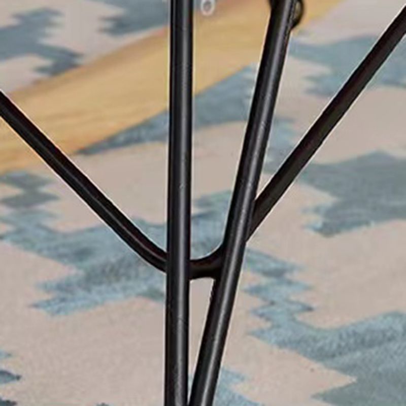 Modern Glider Chair Pure Color Cushions Rocking Chair with Dark Legs