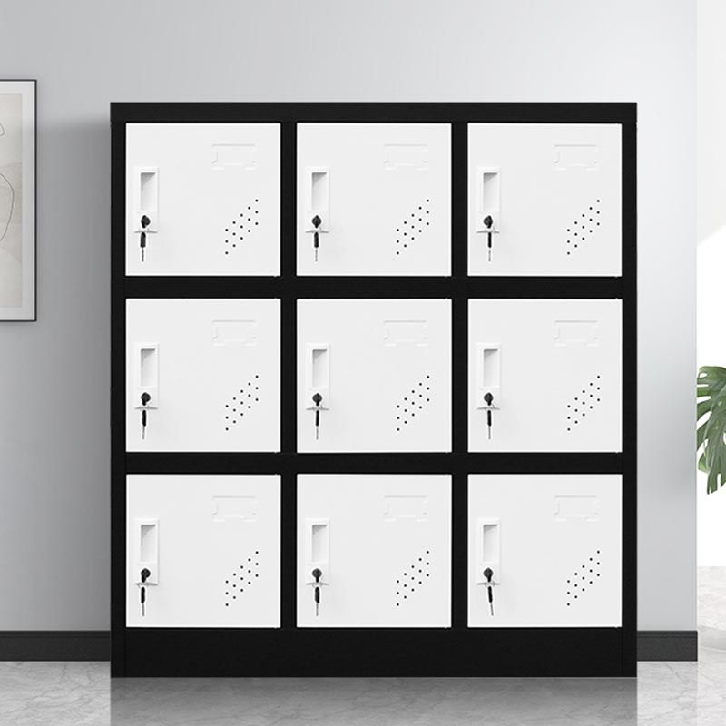 Hinged Contemporary Storage Cabinet Non-Hanging Armoire for Home