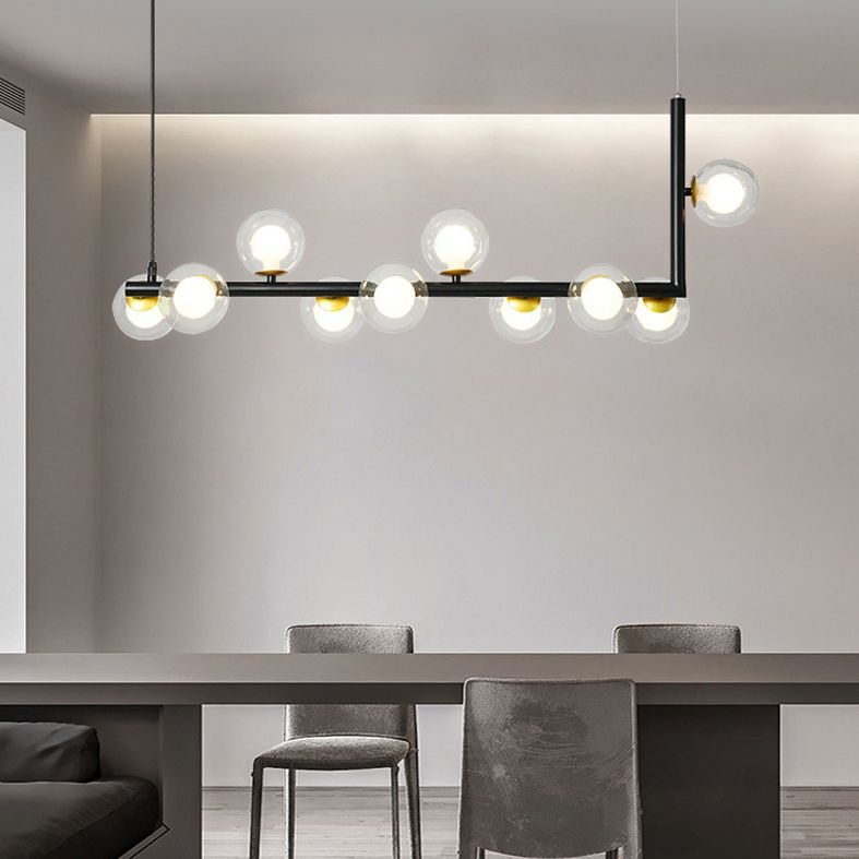 Bolas Dinning Room Over Island Lighting Glass Nordic Style Island Lighting Fixture