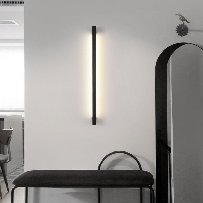 Metall lineare Formwandmontage Beleuchtung moderner Stil 1-Licht-Wandmontageleuchte