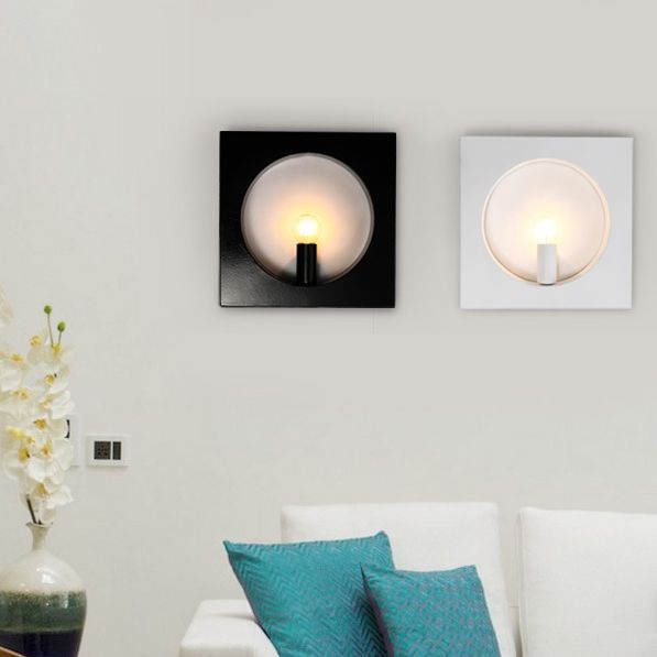 Modern Minimalist Style Sconce Light Fixture Acrylic 1 Light Sconces