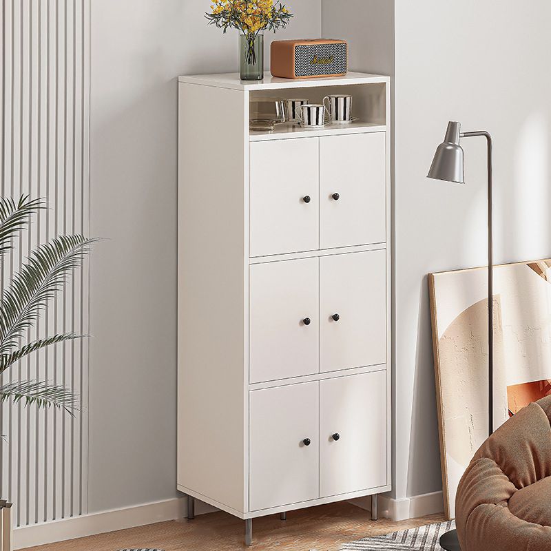 Horizontal Wooden Combo Dresser Contemporary Chest with Door