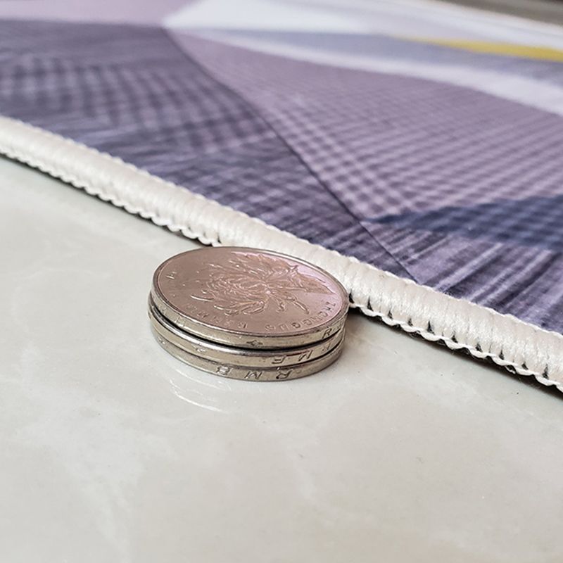 Tapis de motif de cerf contemporain Tapis en polyester tapis de support sans glissement pour le salon