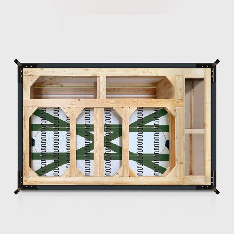 31.5 " H Contemporary Green Faux Leather Pillow Top Arm Sofa