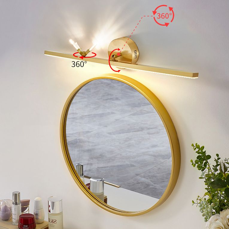 Licht extravaganter Stil linearer LED -Waschtischbeleuchtung Acryl -Eitelkeitslicht