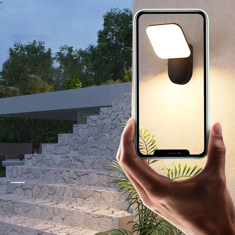 Simple Wall Sconce Waterproof Outdoor Sconce Light Fixture with Metal