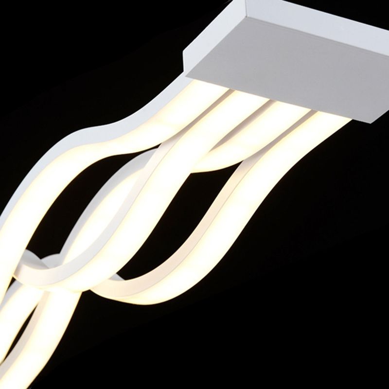 Nordischer Anhänger leichte moderne LED -Streifenform