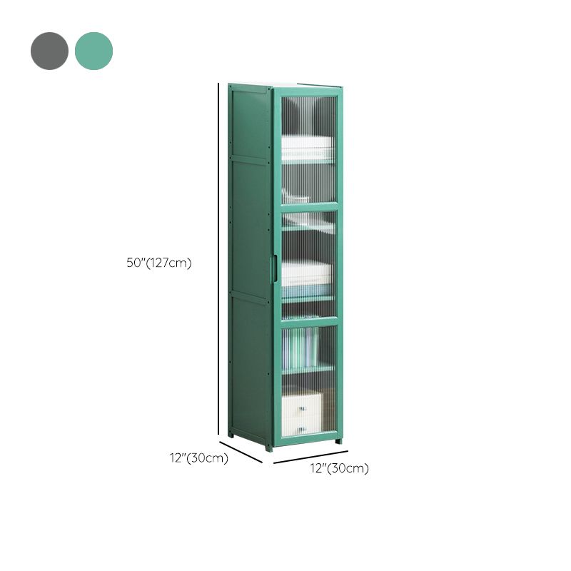 Mid-Century Modern Accent Cabinet Rectangle Straight Legs Storage Cabinet