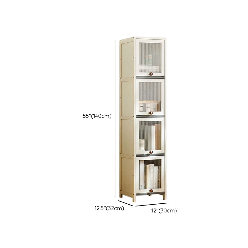 Contemporary White Wood Storage Cabinet Knobs Rectangle Storage Cabinet