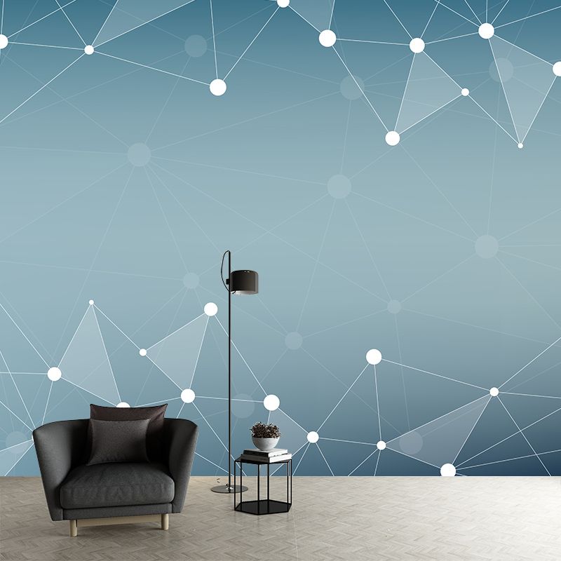 Modern Sitting Room Decorative Geometry Wall Mural Home Decor,Customised