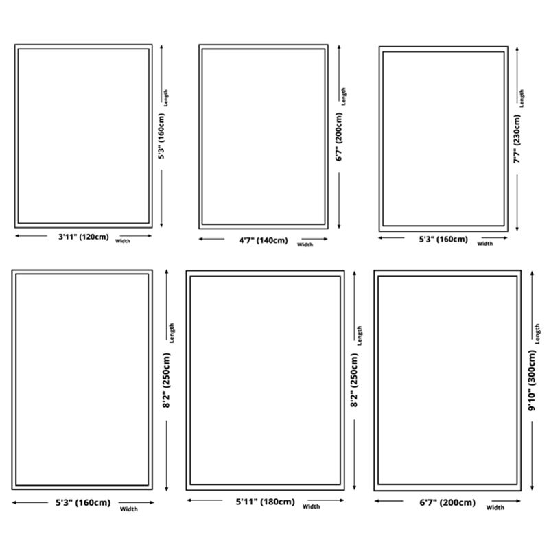 Modern Geometry Home Decoration Rug Polyester Glam Area Carpet Stain Resistant Indoor Carpet