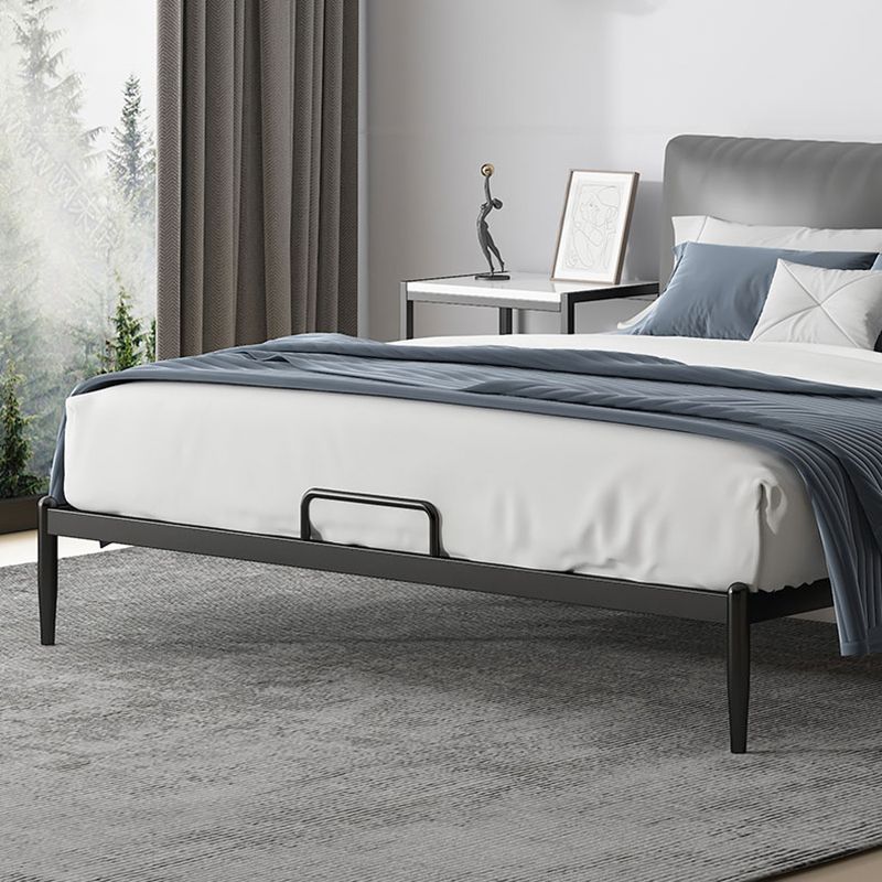 Upholstered Headboard Bed Standard Metal and Upholstered Bed