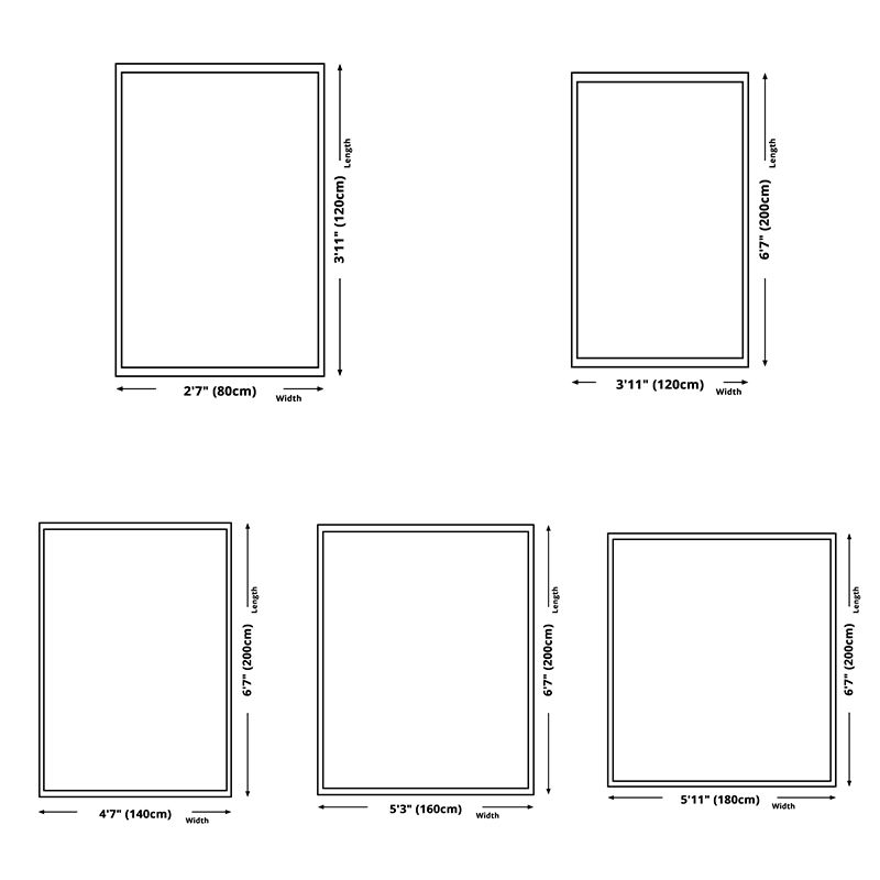 Modern geometrisch patroon Gebied Tapijt Modern Polyester Area Tapijt Anti-slip Tapijt voor woonkamer