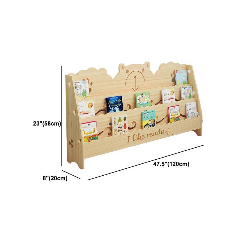 Libreria in stile scandinavo chiuso la libreria in legno massiccio per casa e ufficio