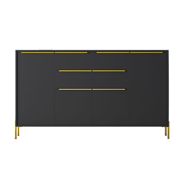Luxury Enclosed Storage TV Stand Wooden Rectangle TV Cabinet