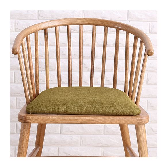 Sillón de madera contemporáneo Silla de comedor con respaldo natural Windsor para cocina